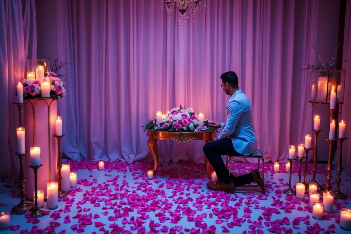 Engagement ceremony décor