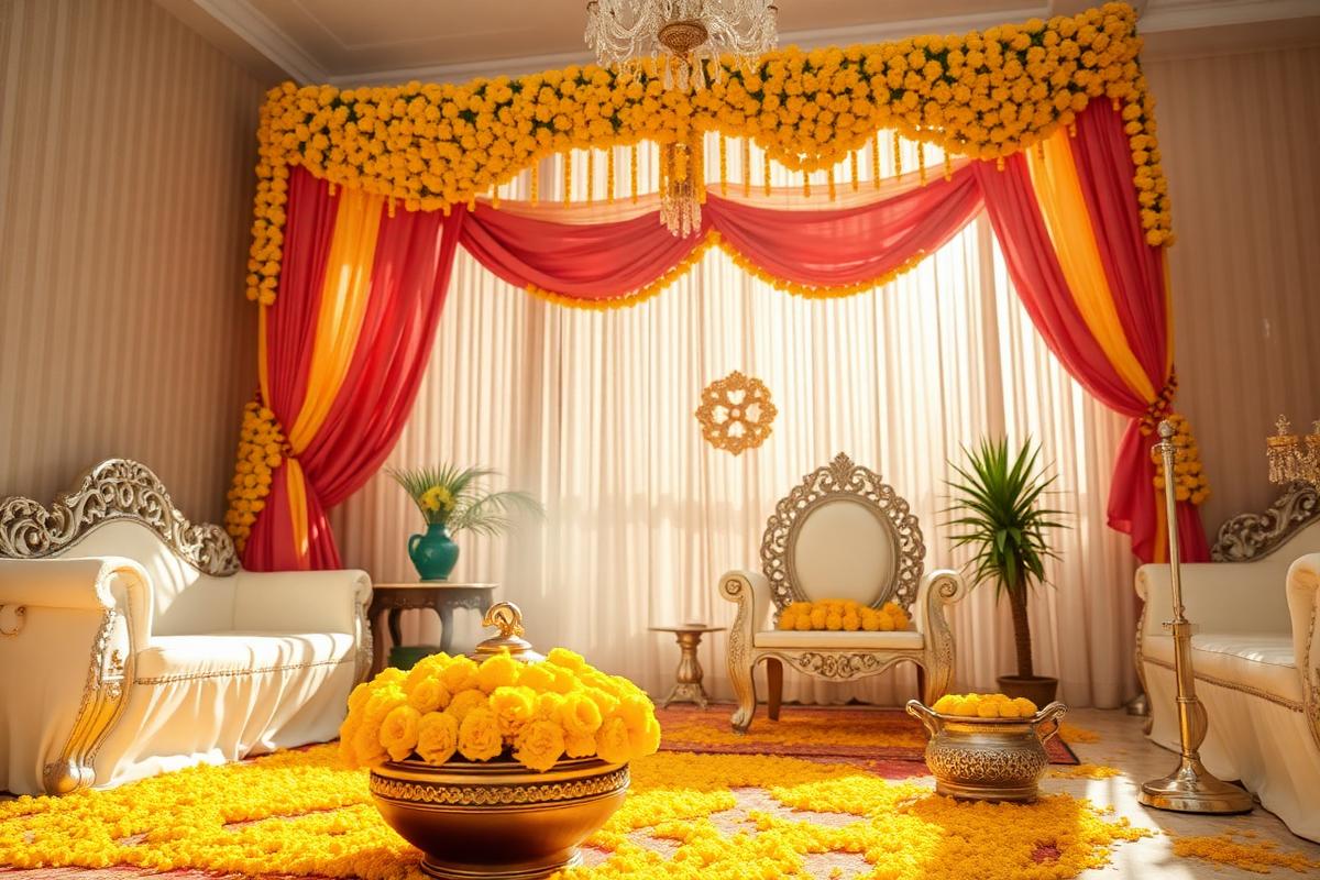 Haldi ceremony décor